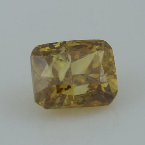 IGI Cert. 0.34 ct. Diamond - Brownish Yellow UNTREATED
