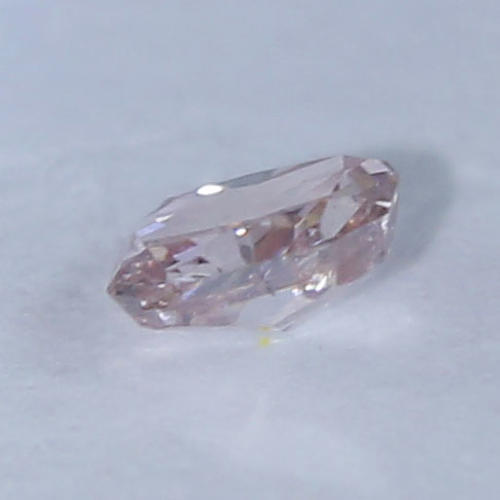 GIA Certified 0.08 ct. Fancy " ORANGY PINK " Diamond