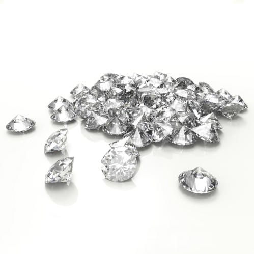 Set of 100 - 5.00 ct. Round Brilliant Diamond Lot - H-I