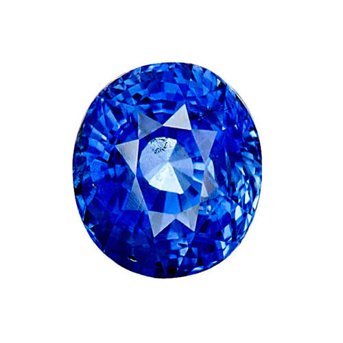GIA Certified 4.94 ct. Untreated Blue Sapphire - BURMA