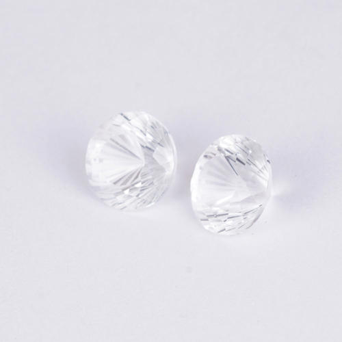 GFCO Certified 5.35 ct. Pair of White Topazes - BRAZIL