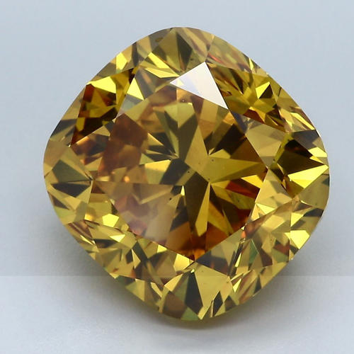 GIA Certified 9.31 ct. Fancy Deep Orange Yellow Diamond