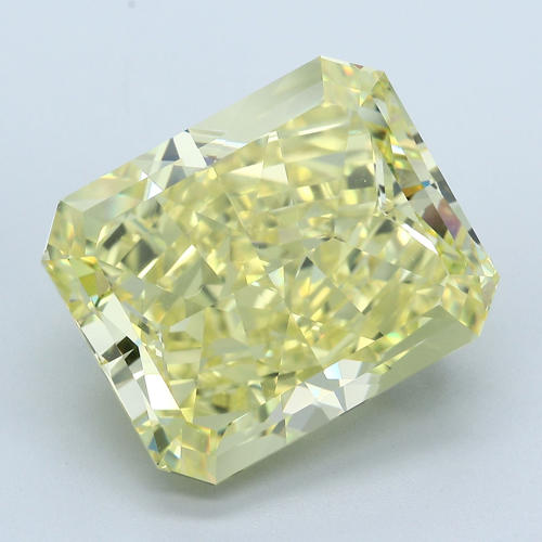 GIA Certified 21.35 ct. Fancy Yellow Radiant Cut Diamond - UNTREATED