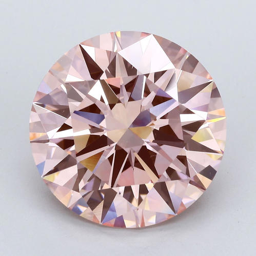 GIA Certified 13.10 ct. Fancy Pink Round Brilliant Diamond
