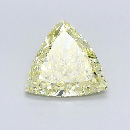 GIA Certified 1.81 ct. Fancy Yellow Triangle Cut Diamond - UNTREATED