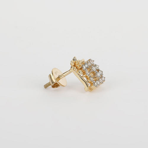 14 K / 585 Yellow Gold Diamond Earring Studs - 1.50 ct.