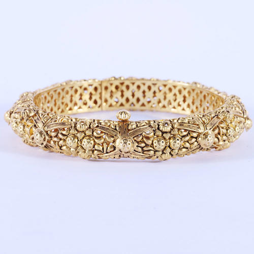 Antique style Handmade 18 K / 750 Yellow Gold Bracelet