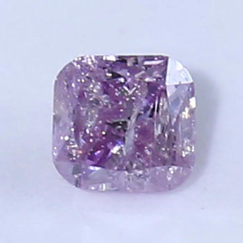 IGI Cert. 0.09 ct. Fancy Pink Diamond - I 2 UNTREATED