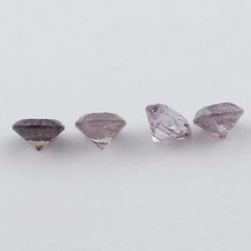 IGI Certified Set of 4 Diamonds - 0.15 ct. - UNTREATED