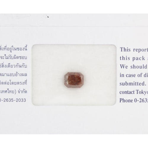 Tokyo Gem Lab Certified Sealed 2.15 ct. Brown Diamond